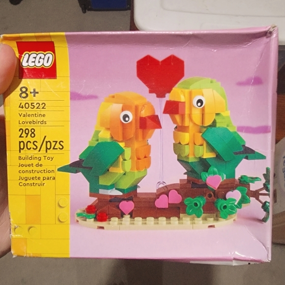 valentines lovebird lego